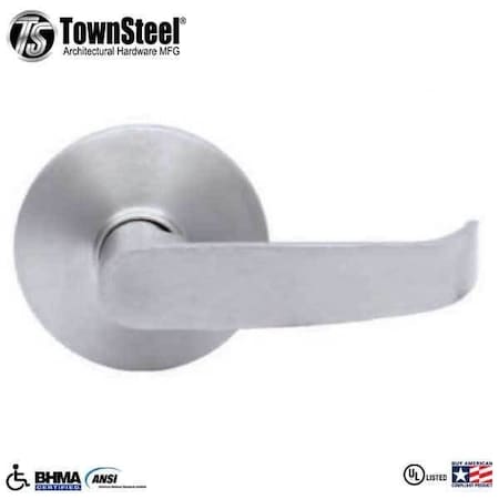 Townsteel F14 Passage, Lever Operable, for Mortise Exit Device, Satin Chrome Finish TNS-ED8900LQ-14-M-626